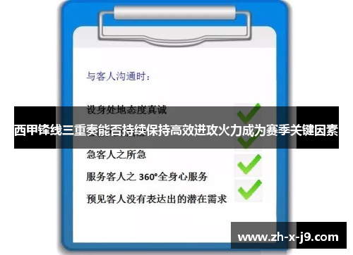 西甲锋线三重奏能否持续保持高效进攻火力成为赛季关键因素 西甲锋线三重奏能否持续保持高效进攻火力成为赛季关键因素